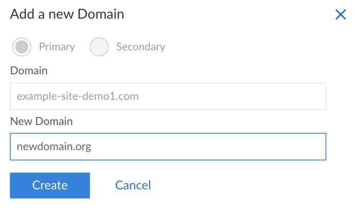 Clone an existing domain zone