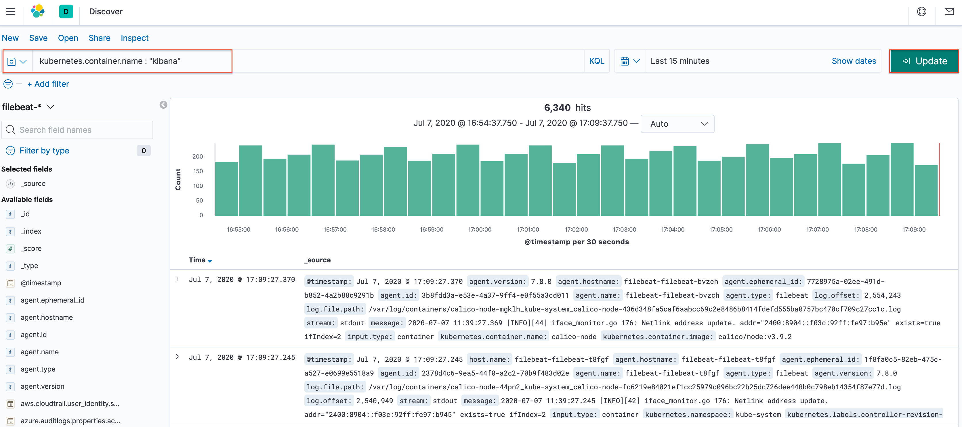 Kibana Filter