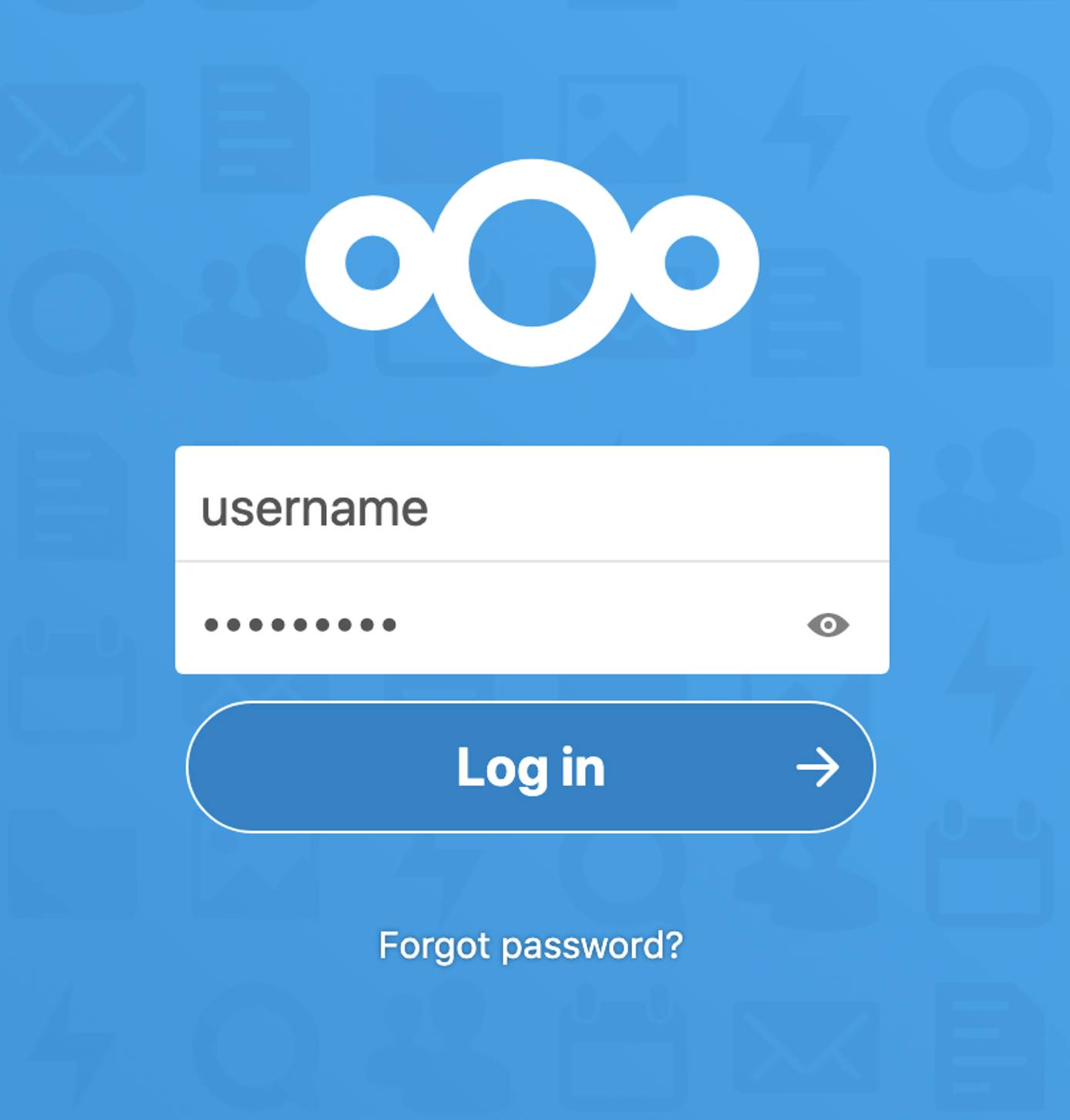 Create a Nextcloud admin account.